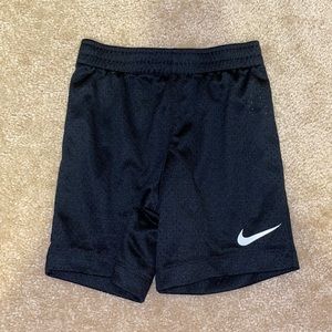 Nike Black Boys Athletics Mesh Basketball Shorts